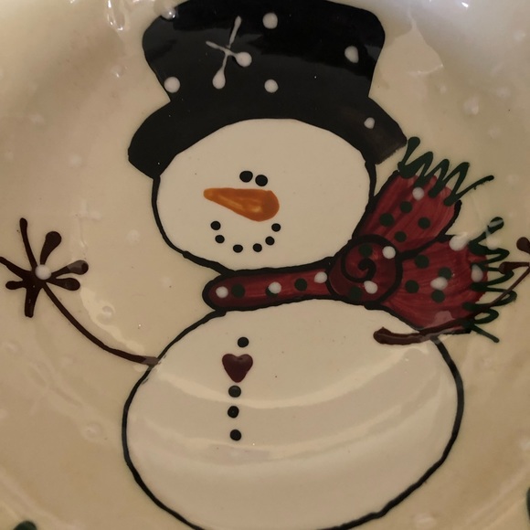 Expressly Yours Snowman serving bowl - Picture 2 of 3